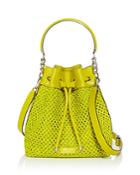 Jimmy Choo Bon Bon Medium Raffia Bucket Bag