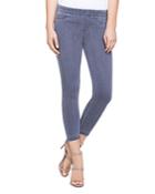 Liverpool Chloe Notch Crop Skinny Jeans In Crater