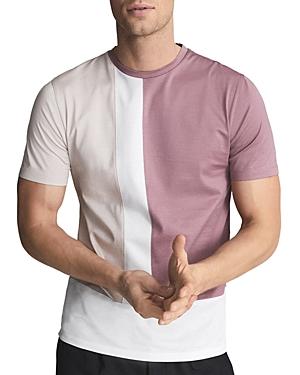Reiss Deano Mercerized Colorblocked Tee