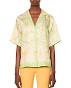 Sandro Limonade Daisy Print Shirt