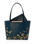 Ted Baker Shantal Arboretum Small Leather Tote