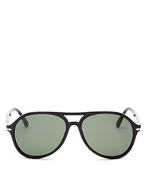 Persol Men's Brow Bar Aviator Sunglasses, 59mm