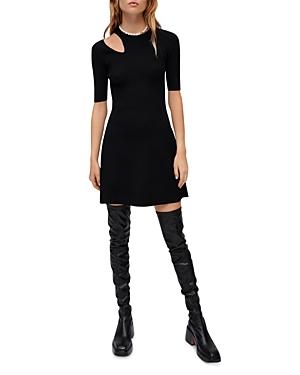 Maje Riviana Cutout Knit Dress
