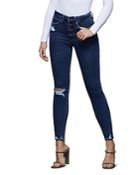 Good American Good Waist High-rise Skinny Jeans In Blue393