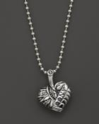 Lagos Sterling Silver Heart Of New York Necklace, 34