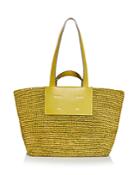 Proenza Schouler White Label Morris Large Raffia Tote