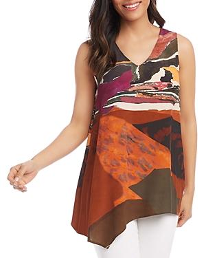 Karen Kane Printed Asymmetric Tank Top