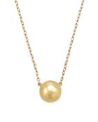 14k Yellow Gold Flat Ball Pendant Necklace, 18 - 100% Exclusive