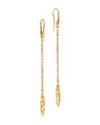 John Hardy 18k Yellow Gold Classic Chain Spear Drop Earrings