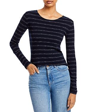 Vince Striped Long Sleeve Tee