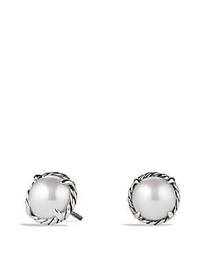 David Yurman Chatelaine Earrings With Pearls