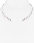 Nadri Open Front Hinged Collar Necklace