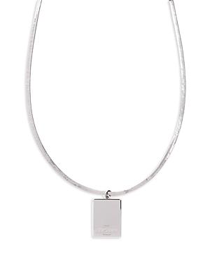 Salvatore Ferragamo Tag Necklace