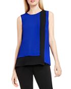 Vince Camuto Tiered Color Block Top