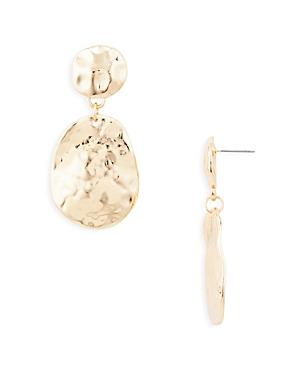 Aqua Hammered Statement Earrings - 100% Exclusive