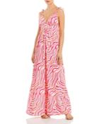 Solid & Striped Olympia Wavy Stripe Swim Cover Up Maxi Dress