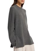 Theory Side-button Tunic Sweater