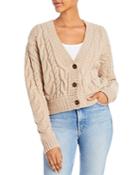 Frame Cable Button Down Cardigan