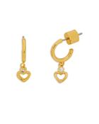 Kate Spade New York Shining Spade Huggie Hoop Earrings