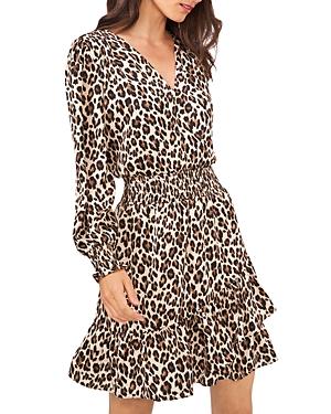 Vince Camuto Elegant Leopard Print Dress