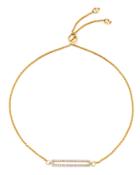 Bloomingdale's Diamond Bolo Bracelet In 14k Yellow Gold, 0.15 Ct. T.w. - 100% Exclusive