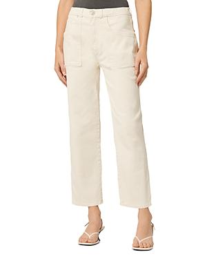 Hudson Remi High Rise Straight Ankle Jeans In Ecru