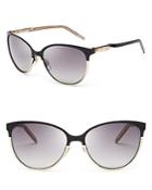Gucci Twisted Temple Cat Eye Sunglasses