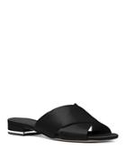 Michael Michael Kors Women's Shelly Satin Slide Sandals