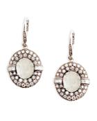 Amrapali Jewels Diamond Slice Drop Earrings In 18k Rose Gold, 1.89 Ct. T.w.
