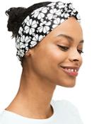 Kate Spade New York Spade Flower Silk Turban Headband