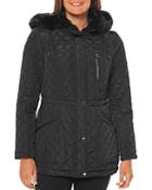 Vince Camuto Faux Fur-lined Hood Puffer Coat