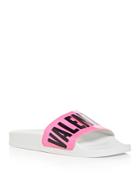 Valentino By Mario Valentino Gaia Pool Slide Sandals (57% Off) Comparable Value $299