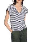 Derek Lam 10 Crosby Lynne V Neck Tee