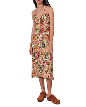 Ba & Sh Baila Printed Midi Dress