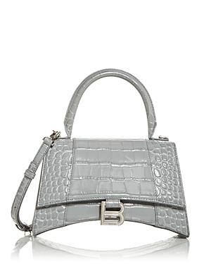 Balenciaga Hourglass Small Leather Top Handle Bag