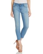 Warp & Weft Nyc Skinny Jeans In Light Distressed