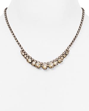 Sorrelli Round Swarovski Crystal Collar Necklace, 16