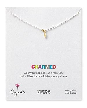 Dogeared Charmed Little Bolt Necklace, 16