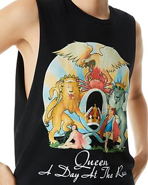 Alice And Olivia Miller Graphic Boyfriend Tank