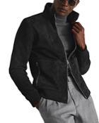 Reiss Damon Leather Jacket