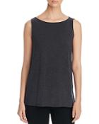 Eileen Fisher Petites Boat Neck Shell