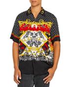 Versace Jeans Couture Printed Paisley Twill Shirt
