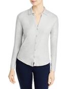 Majestic Filatures Soft Touch Button Down Knit Shirt