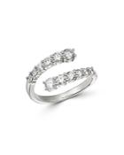 Bloomingdale's Diamond Bypass Ring In 14k White Gold - 100% Exclusive