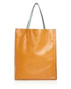 Marni Medium Color-block Soft Leather Tote