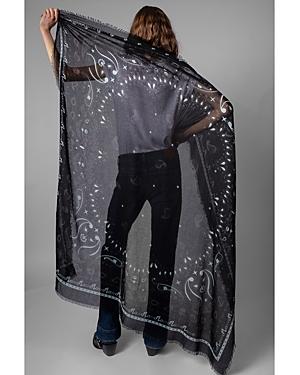 Zadig & Voltaire Delta Bandana Print Scarf
