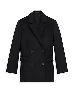 The Kooples Military Wool Blend Jacket