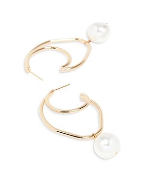 Shashi Barcelona Imitation Pearl Drop Earrings