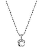 Alex Woo Sterling Silver Mini Paw Chain Necklace, 16