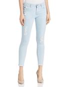Ag Middi Distressed Skinny Ankle Jeans